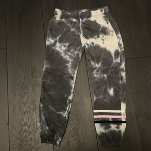 Black tie dye Vintage Havana sweatpants